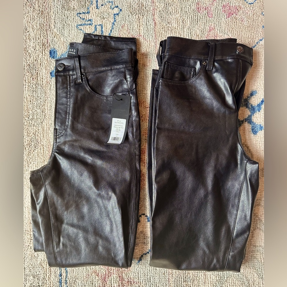 Veronica beard leather pants 26